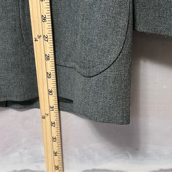 Vintage LEVIS Panatela Gray Sport Coat 44R Blazer Marled Gold Buttons Preppy 70s - Picture 12 of 14